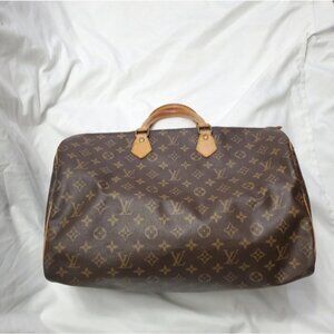Authentic Louis Vuitton Speedy 40 Travel Top Handle Bag